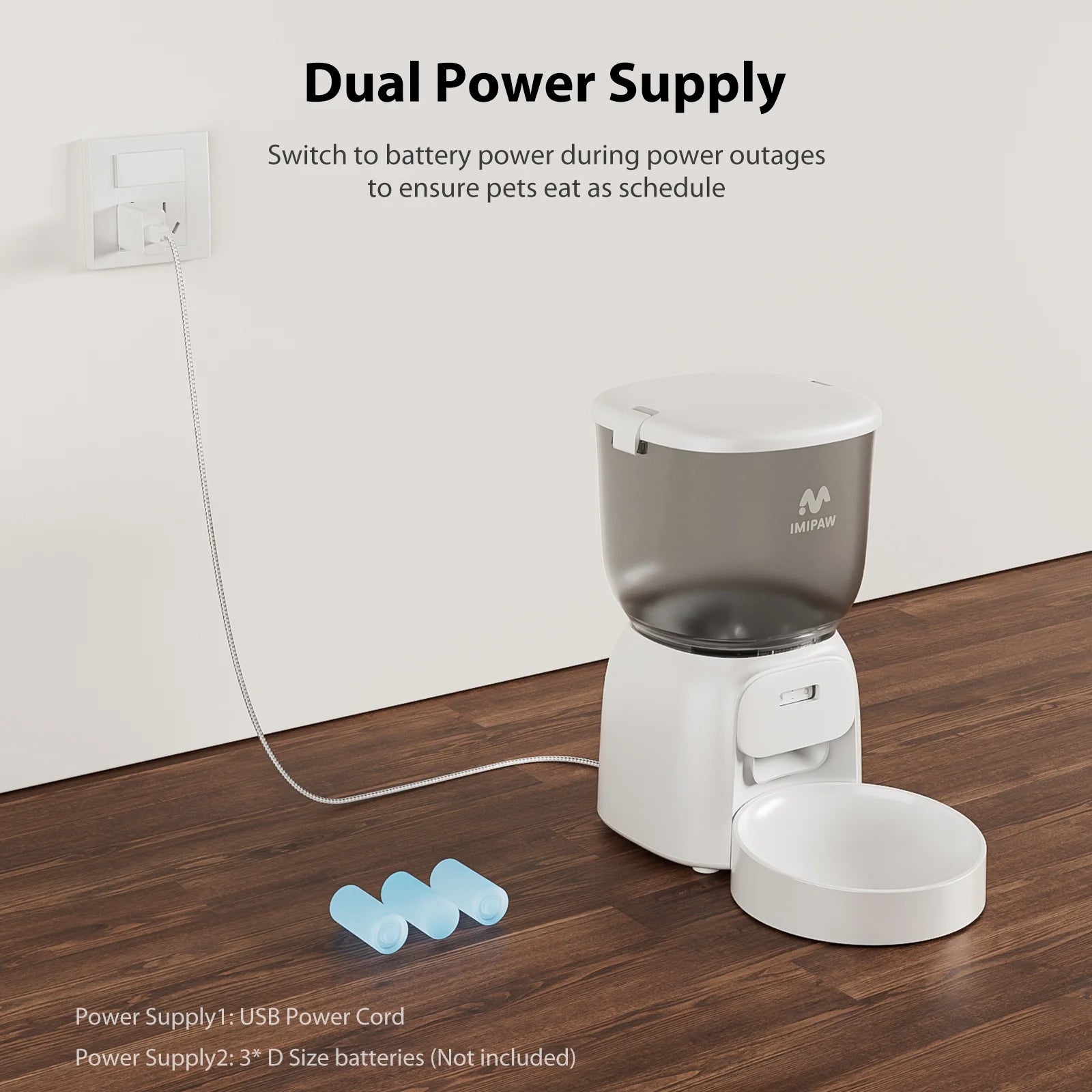 4L Smart Cat Feeder with HD Camera, Programmable Timer, Automatic Food Dispenser, Voice Recorder, App Control